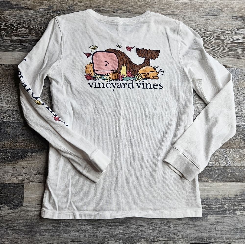 THANKSGIVING - Vineyard Vines Youth Medium Whale Cornucopia